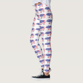 Beer Patriotic Grizzly Leggings (Links)