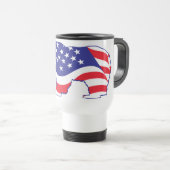 Beer Patriotic Grizzly Reisbeker (Voorkant rechts)