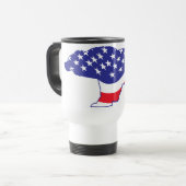 Beer Patriotic Grizzly Reisbeker (Voorkant links)