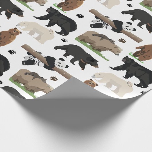 Beer Patroon Cadeaupapier (Hoek)