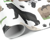 Beer Patroon Cadeaupapier (Rol Hoek)