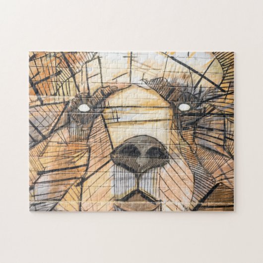 Beer Patroon Puzles Mural Artwork Complex Jigzaag Legpuzzel (Horizontaal)