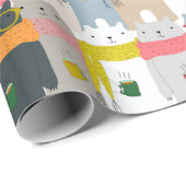 Beer Patroonverlooppapier Cadeaupapier (Rol Hoek)