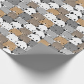 Beer Patroonverlooppapier Cadeaupapier (Hoek)