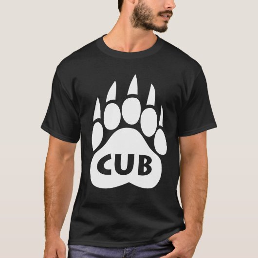 Beer - Pauw T-Shirt "CUB"-tekst (Voorkant)
