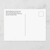 Beer Paw Battlefield, Nez Perce HIstorical Park Briefkaart (Achterkant)