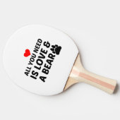 BEER PAW EN LOS TAFELTENNISBATJE (Zijkant)