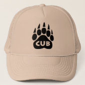 Beer Paw Gay Pride Pet "Cub" Tekst (Voorkant)