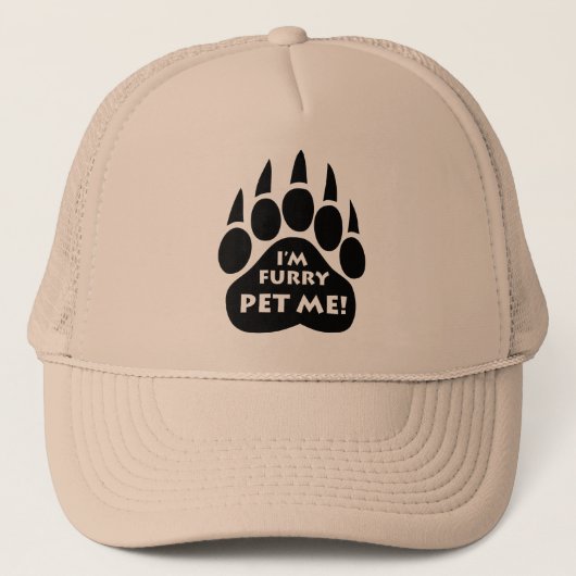 Beer Paw Gay Pride Pet "I M FURRY PET ME" Tekst (Voorkant)