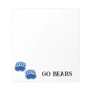 Beer Paw Go Beren 5,5 inch x 6 inch Notitieblok -