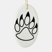 Beer Paw Keramisch Ornament (Rechts)