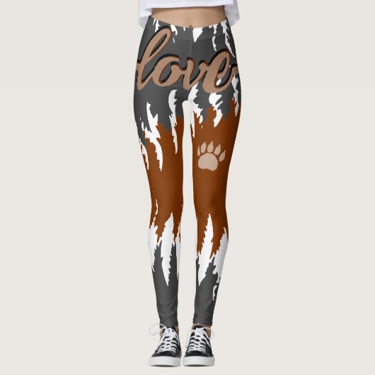 Beer Paw Leggings (Voorkant)