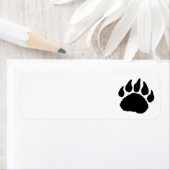 BEER PAW PRINT ADRESETIKETTEN ETIKET (Insitu)