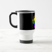 Beer Paw Regenboogvlag Netjes & Schoon uiterlijk - Reisbeker (Links)