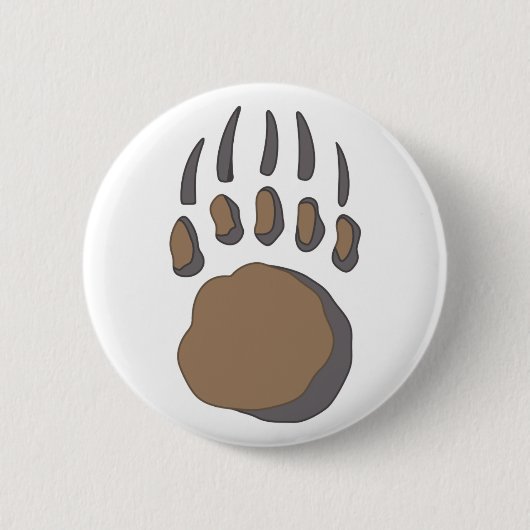 BEER PAW RONDE BUTTON 5,7 CM (Voorkant)