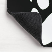 Beer Paw Silhouette Mousepad Muismat (Hoek)