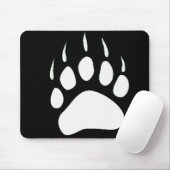 Beer Paw Silhouette Mousepad Muismat (Met muis)