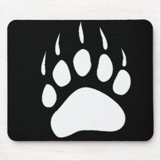 Beer Paw Silhouette Mousepad Muismat