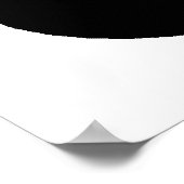 Beer Paw Silhouette Poster (Hoek)