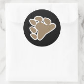 BEER PAW SYMBOOL 3D RONDE STICKER (Tas)