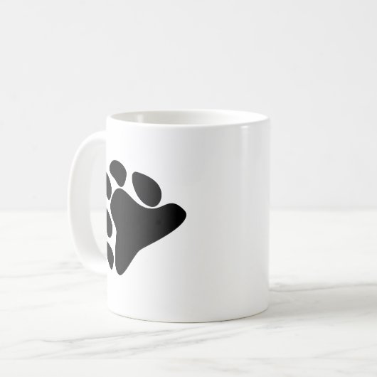 BEER PAW SYMBOOL BLACK KOFFIEMOK (Voorkant links)