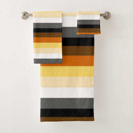 Beer Paw Ursine Kleuren Gay Gifting Bad Handdoek (Insitu)