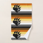 Beer Paw Ursine Kleuren Gay Gifting Bad Handdoek (Handdoek)