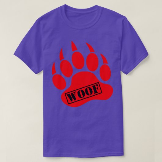 Beer Paw Wof T-shirt (Design voorkant)