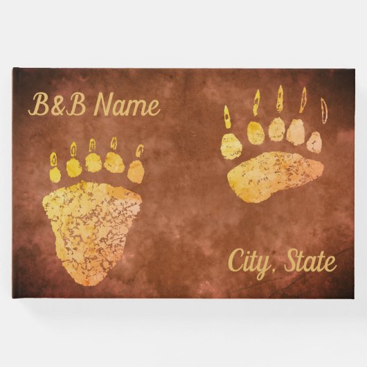 Beer Paws  Brown - Gastenboek (Voorkant)