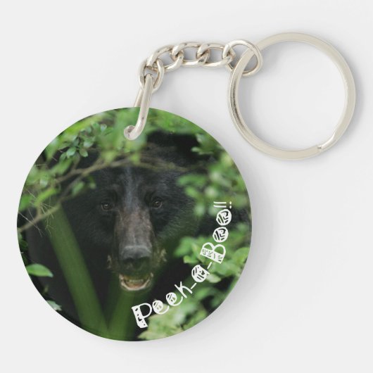 Beer Peek-a-Boo Sleutelhanger (Achterkant)