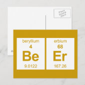 BeEr Periodic Tabel Briefkaart (Voorkant / Achterkant)