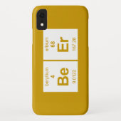 BeEr Periodic Tabel Case-Mate iPhone Case (Achterkant)