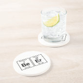 BeEr Periodic Tabel Zandsteen Onderzetter (Zijkant)