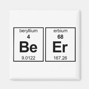 BeEr Periodieke Tabel Magneet
