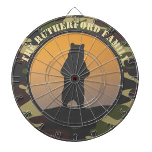 Beer Permanent en Camo Dart Board Dartbord