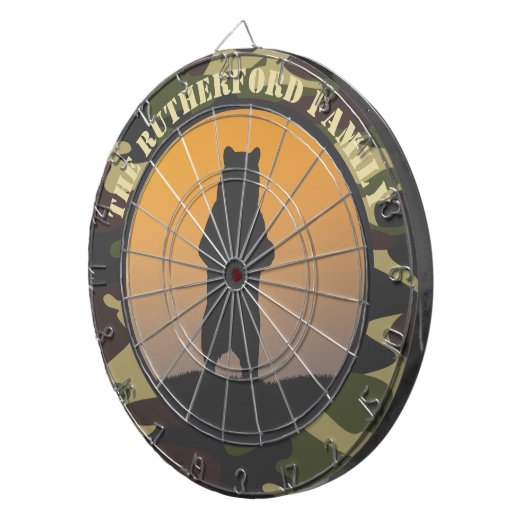 Beer Permanent en Camo Dart Board Dartbord (Voorkant Rechts)