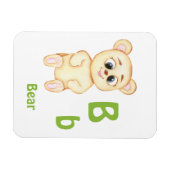 Beer personaliseren ABC: Letter B - Jouw namen toe Magneet (Horizontaal)