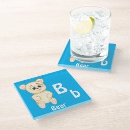 Beer personaliseren ABC: Letter B - Voeg je naam t Glazen Onderzetter