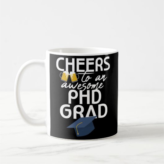 Beer PhD Afstuderen Funny Coffee Mok Gift (Links)