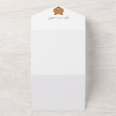 Beer Photo Cute First Birthday Invitation All In One Uitnodiging (Buitenkant)