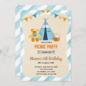 Beer picknick party kaart (Voorkant / Achterkant)