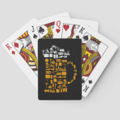 Beer-pictogrammen Speelkaarten (Achterkant)