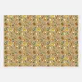 Beer Pictogrammen waarin papierbladen worden samen Inpakpapier Vel (Voorkant 2)