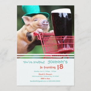 Beer Pig Uitnodiging