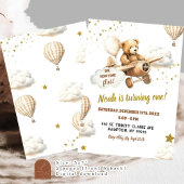 Beer piloot eerste verjaardagsjongen kaart