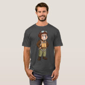 Beer Pilot Aviator 2 T-shirt (Voorkant volledig)