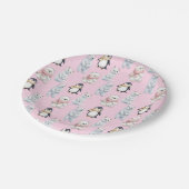 Beer pinguïn kat Naadloos Patroon Papier Borden Papieren Bordje (Gekanteld)