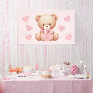 Beer Pink Hearts Baby shower Spandoek