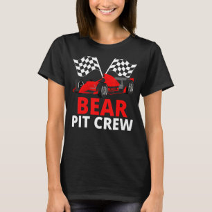 Beer Pit Crew Race Car Birthday Party Racing Famil T-shirt