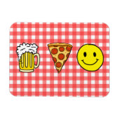 Beer Pizza Geluk Magneet (Horizontaal)